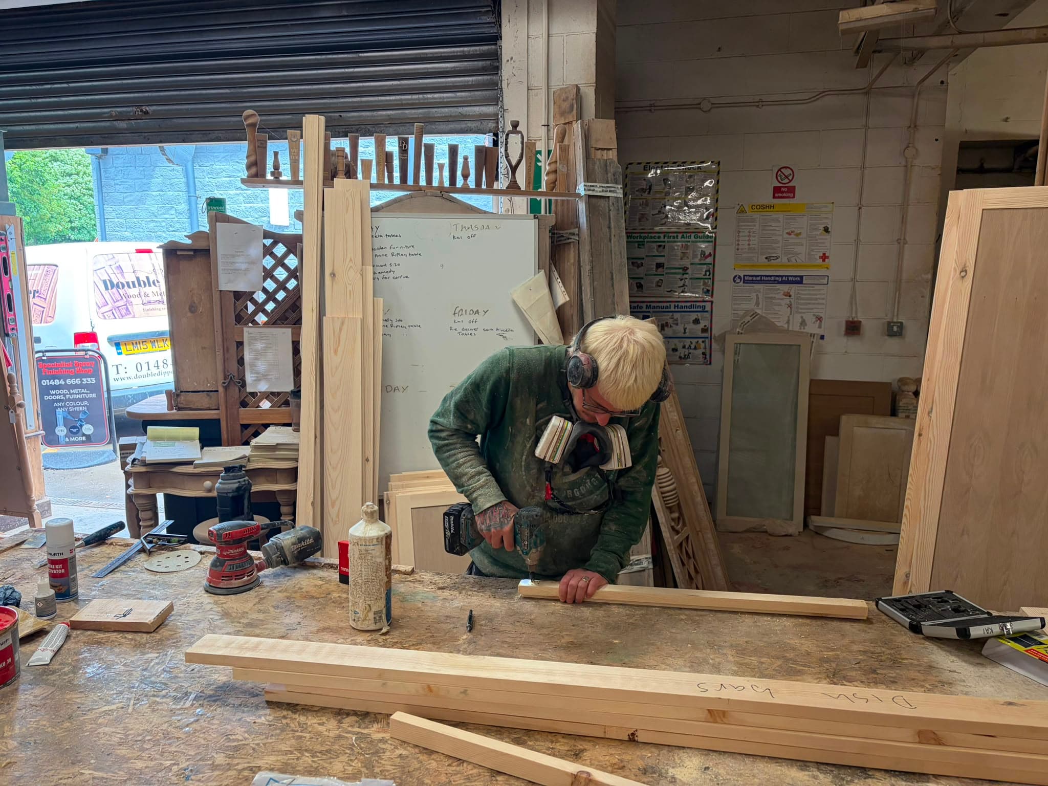 Kai, Workshop Manager in the Honley workshop